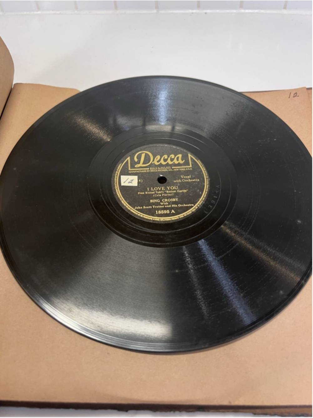 Vintage Victor 78 Record And Album Bing Crosby Perry Combo And More